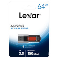 Lexar 雷克沙 S57 USB 3.0 U盘 黑色 64GB USB