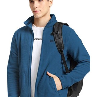 Jack Wolfskin 狼爪 男子抓绒衣 5025901-1249 灰蓝色 XXXL