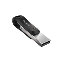 SanDisk 闪迪 欢欣i享系列 IX60N 扩容版 USB 3.0 U盘 黑色 128GB Lightning/USB双口