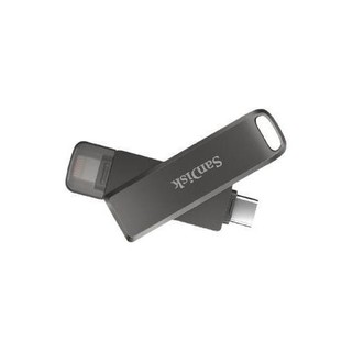 SanDisk 闪迪 欢欣i享系列 IX70N 臻享版 USB 3.0 U盘 黑色 128G Lightning/Type-C双口