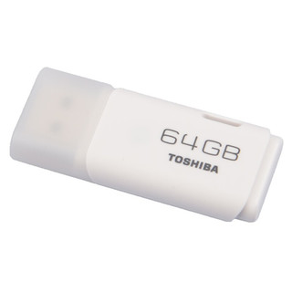 TOSHIBA 东芝 经典隼系列 U202 USB 2.0 U盘 白色 64GB USB-A