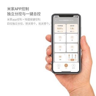 Gosund智能快充插座分控排插米家APP小爱同学联动wifi排插USB插线板智能排插CP5PRO