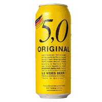 5.0 ORIGINAL 5.0小麦白啤酒500ml*12听礼盒装 德国原装进口（日期：日-月-年