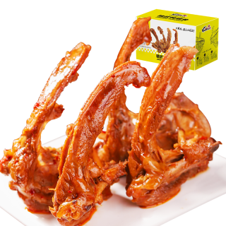 商品kingwuu精武鸭锁骨五香味180g2盒