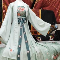 天河莲传 汉服 时光·明日歌 女士长褙子 绿色 M