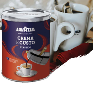 LAVAZZA 拉瓦萨 意大利 深度烘焙 经典黑咖啡粉 250g