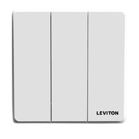 LEVITON 立维腾 拉斯维加斯系列 三开双控开关 雅白色