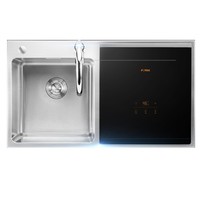 PLUS会员：FOTILE 方太 JPSD2T-CJ03 嵌入式水槽洗碗机 7套 黑色
