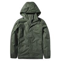 THE NORTH FACE 北面 男子冲锋衣 NF0A4U5F-21L 绿色 M