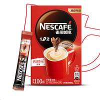 PLUS会员：Nestlé 雀巢 1+2 速溶咖啡粉 原味 90条 共1350g