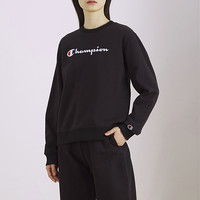 Champion 113190 女士圆领长袖卫衣