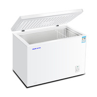 AUX 奥克斯 冰柜家用商用大容量冷柜卧式冷藏冷冻节能静音双温冷柜