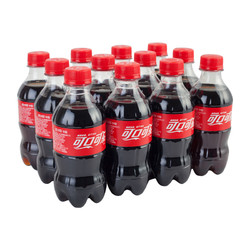 Coca-Cola 可口可乐 零度 无糖 汽水 300ml*8瓶