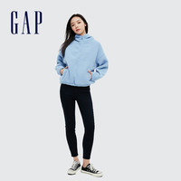 Gap 盖璞 女子高腰加绒紧身牛仔裤+针织毛线帽