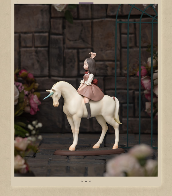 可米生活贾晓鸥白夜童话梦马绿色19x20cm