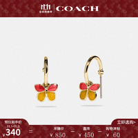 COACH 蔻驰 盒装花园耳饰 金色硬件/彩色