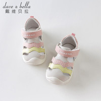 戴维贝拉 davebella戴维贝拉 儿童凉鞋 2020年夏季新款小童 魔术贴舒适宝宝女童凉鞋DB13740