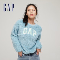 Gap 盖璞 女士仿羊羔绒套头卫衣 655689