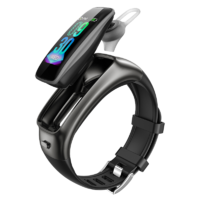 VOSSTR B5智能通话手环 心率血压血氧监测 蓝牙耳机 适用安卓苹果华为小米三星OPPOVIVO 灰色