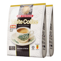 益昌老街 3合1(减少糖)速溶白咖啡粉 冲调饮品  马来西亚进口 15条600g*2袋