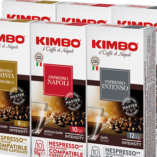 KIMBO 意式浓缩咖啡胶囊组合装 混合口味 60粒