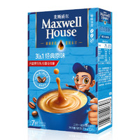 麦斯威尔 3合1速溶咖啡 经典原味 91g