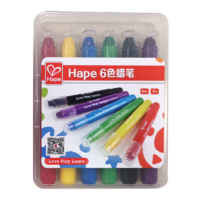 Hape 儿童可水洗6色蜡笔 E9338