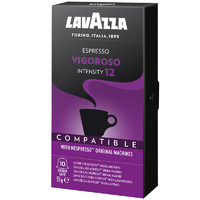 LAVAZZA 拉瓦萨 意大利进口NCC胶囊咖啡10粒黑咖啡低脂咖啡粉12号（新包装11号）