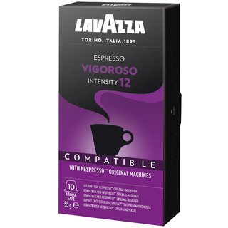 LAVAZZA 拉瓦萨 Nespresso Original适配咖啡胶囊 12号 VIGOROSO