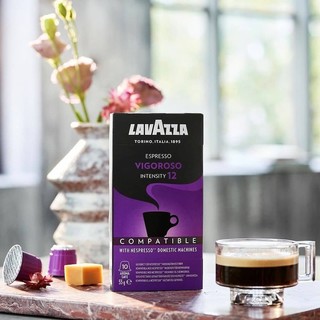 LAVAZZA 拉瓦萨 Nespresso Original适配咖啡胶囊 12号 VIGOROSO