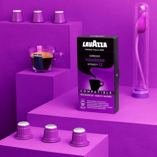 LAVAZZA 拉瓦萨 Nespresso Original适配咖啡胶囊 12号 VIGOROSO