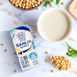 SANLIN 三麟 原味豆奶 植物蛋白饮料 200ml*18瓶