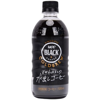 UCC 悠诗诗 无糖冷萃黑咖啡饮料 500ml*6瓶