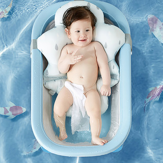 kub 可优比 儿童便携折叠浴盆 海洋蓝
