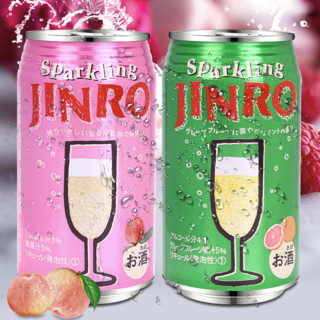 Jinro 真露 气泡酒 葡萄柚味 350ml