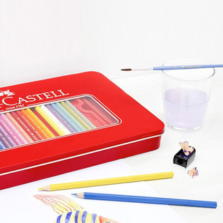 FABER-CASTELL 辉柏嘉 115865 油性彩色铅笔 60色 红铁盒装