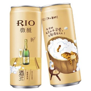 RIO 锐澳 微醺 鸡尾预调酒礼盒 6口味 330ml*10罐