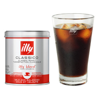 illy 意利 意大利 中度烘焙 浓缩咖啡粉 125g