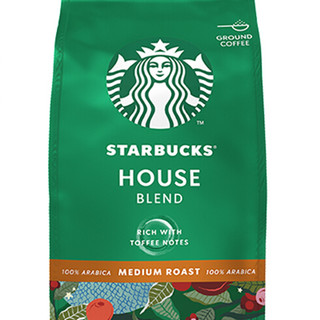 STARBUCKS 星巴克 中度烘焙 特选综合咖啡粉 200g