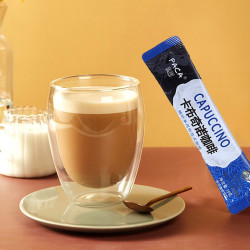 paca蓝岸即溶咖啡饮料卡布奇诺味324g