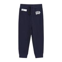 Gap 盖璞 633913 儿童抓绒运动长裤 藏青色 85cm