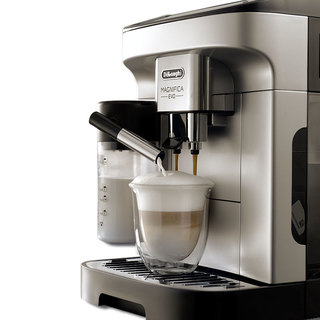E LattePlus 全自动咖啡机 银色
