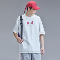 GUUKA 古由卡 文字印花短袖T恤 F2183