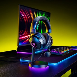 RAZER 雷蛇 2021新品北海巨妖V3超感版 触感震动沉浸式游戏耳机 电竞电脑耳麦 头戴式耳机 北海巨妖V3超感版（触感震动体验 有线USB接口）