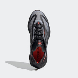 adidas ORIGINALS Ozweego Pure 男子休闲运动鞋 G57952 黑/浅灰/橙色 36.5