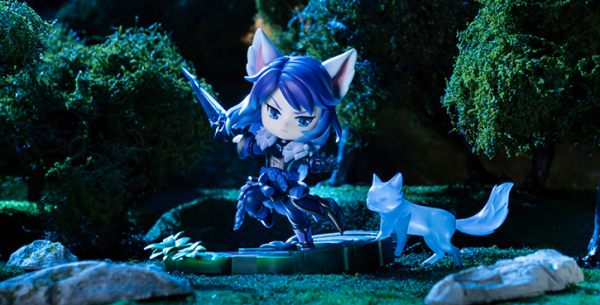 王者荣耀 little cute heroes千年之狐李白荣耀典藏版手办