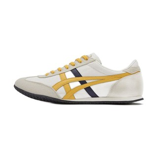 Onitsuka Tiger 鬼塚虎 MACHU RACER系列 中性休闲运动鞋 1183A858-104 米色/黄色 46