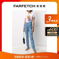 JUSTcavalli Just Cavalli女士斑马纹牛仔裤FARFETCH发发奇