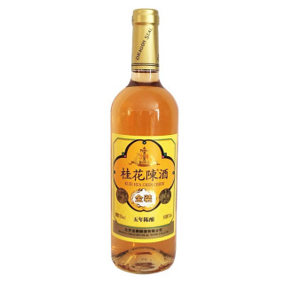龙徽 中华金装桂花陈酒 五年陈酿 白葡萄酒甜型 750ml