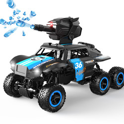 JJR/C 大型越野车 39CM（发射水弹）六驱攀爬遥控车儿童玩具车 小孩RC遥控汽车男孩电动赛车